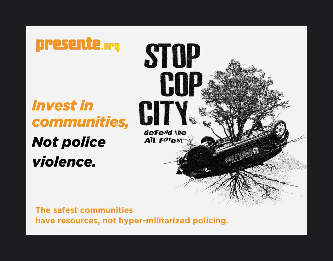 Stop Cop City Graphic